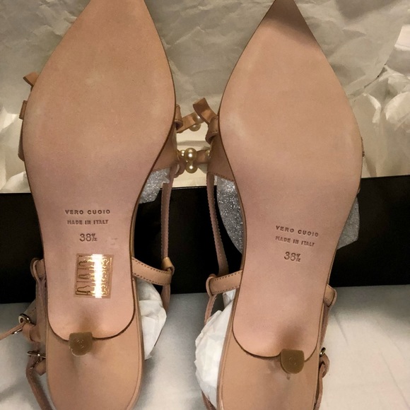 Valentino Red Slingback Pointy Heels (BRAND NEW) - Picture 4 of 8